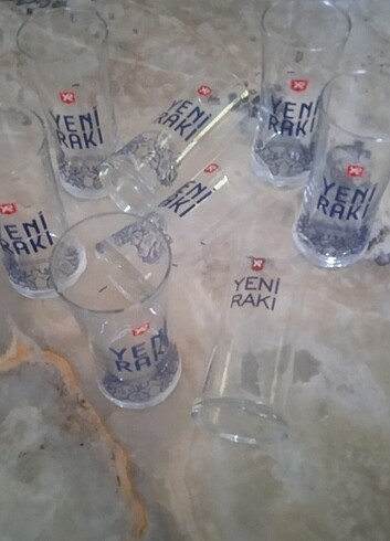 8 adet rakı bardağı