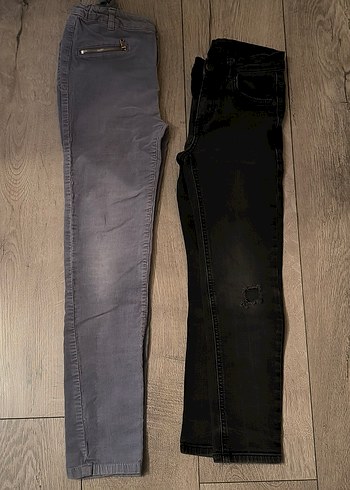 Gri Erkek Çocuk Denim Pantolon