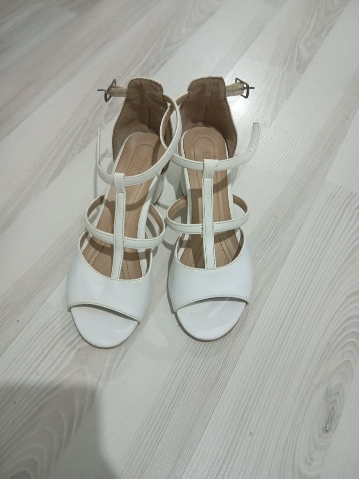 bayan kısa topuklu ayakkabı - Görsel 2