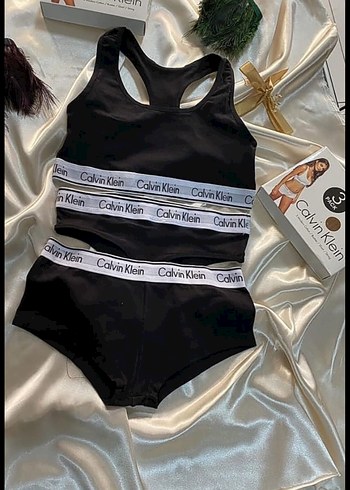Calvin Klein Siyah Mini Atlet ve Külot Takımı