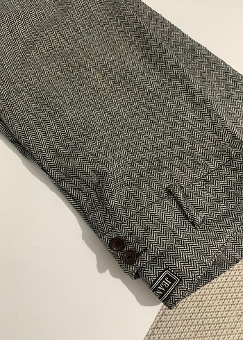 l Beden gri Renk Kadın Gri Pilili Kumaş Pantolon