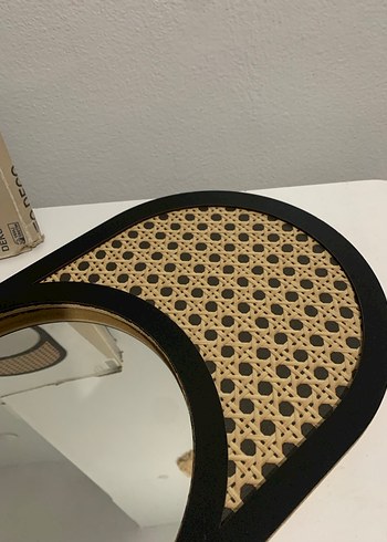 Bej ve Siyah Kedi Aksesuarı Ayna - Görsel 3