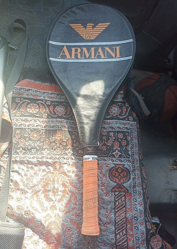 Turuncu Saplı Armani Yetişkin Tenis Raketi