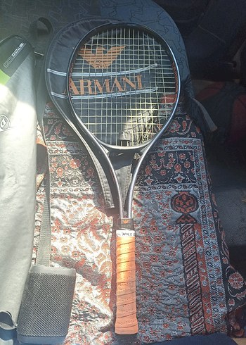  Turuncu Saplı Armani Yetişkin Tenis Raketi