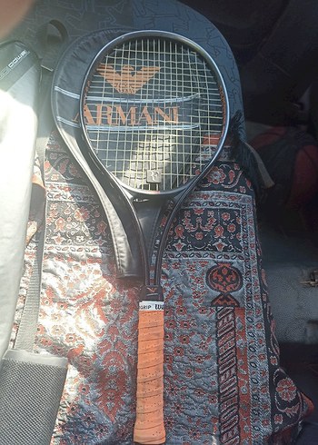 Beden Turuncu Saplı Armani Yetişkin Tenis Raketi