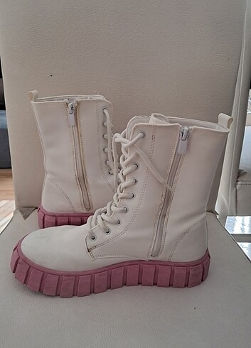 38 Beden Beyaz Catwalk Kadın Bot