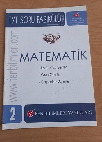 Beden Renk Karakök tyt matematik denemeleri