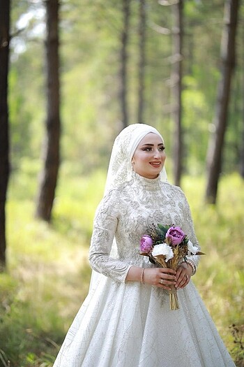 40 Beden Özel Dikim Gelinlik SATILIK