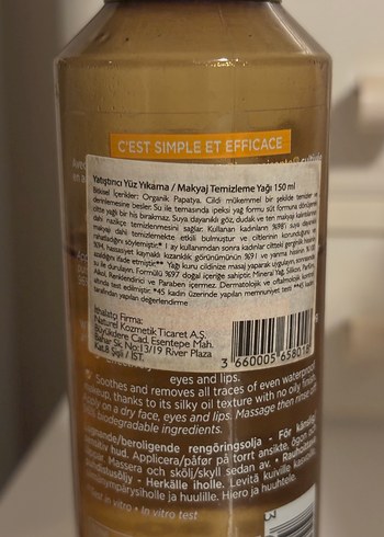 Beden Renk Yves Rocher Pure Chamomile Makyaj Temizleme Yağı