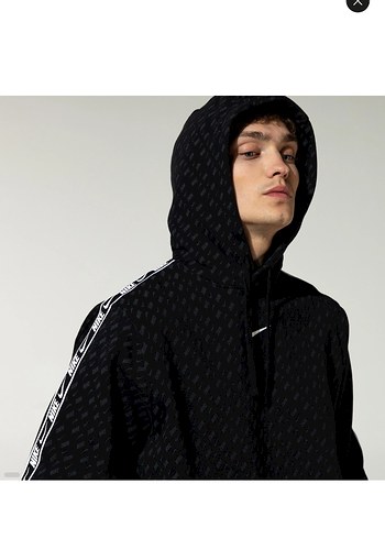 Nike Siyah Kapüşonlu Sweatshirt - Görsel 6