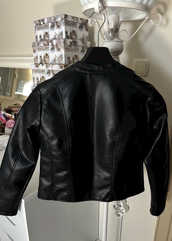 DEFACTO SİYAH DERİ CEKET - Görsel 3