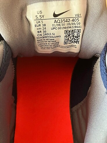 Nike Lacivert Spor Ayakkabı - Görsel 4