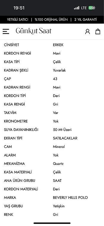Beverly Hills Polo Club Erkek Saati - Görsel 6
