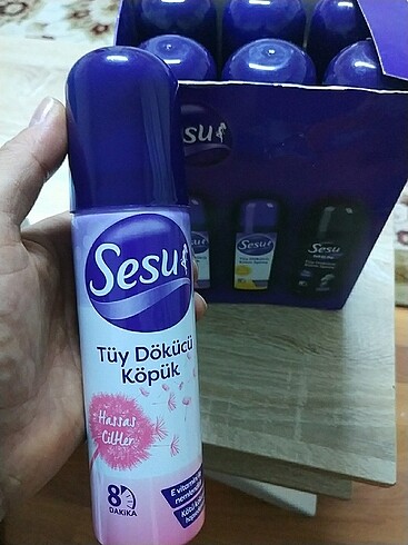 Sesu hassas ciltler tüy dökücü köpük 150 ml