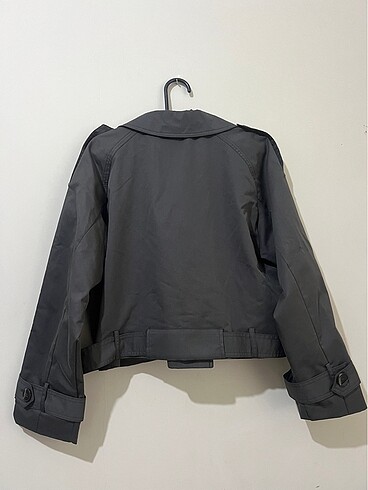 xs Beden gri Renk PULL&BEAR TRENÇKOT