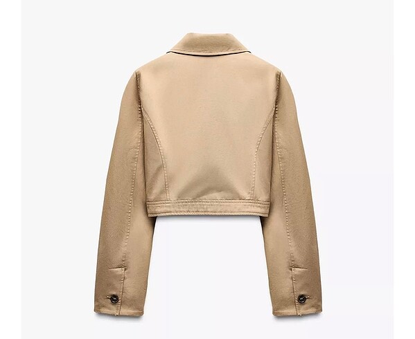 m Beden ZARA CROP TRENÇKOT