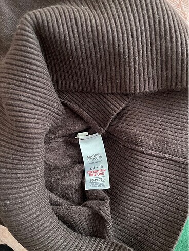 42 Beden kahverengi Renk Marks and Spencer bluz