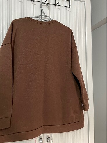 m Beden kahverengi Renk SWEATSHİRT