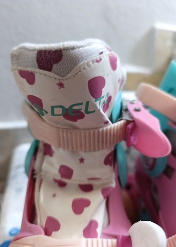 Kız Çocuk Pembe Baskılı Kaykay Pateni - Görsel 2