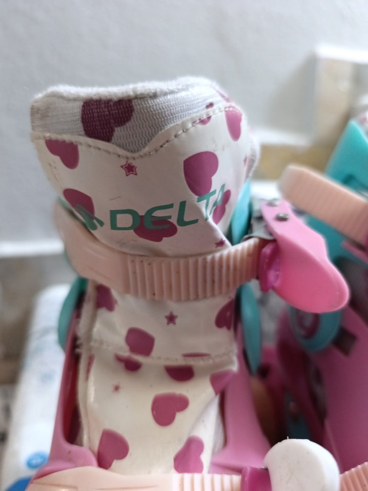 Kız Çocuk Pembe Baskılı Kaykay Pateni - Görsel 2