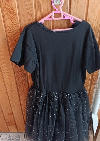 Lcw Çocuk Siyah Tül Elbise - Görsel 4