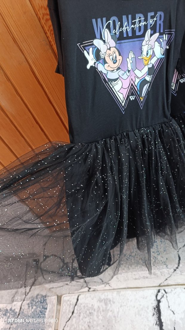 Lcw Çocuk Siyah Tül Elbise - Görsel 5