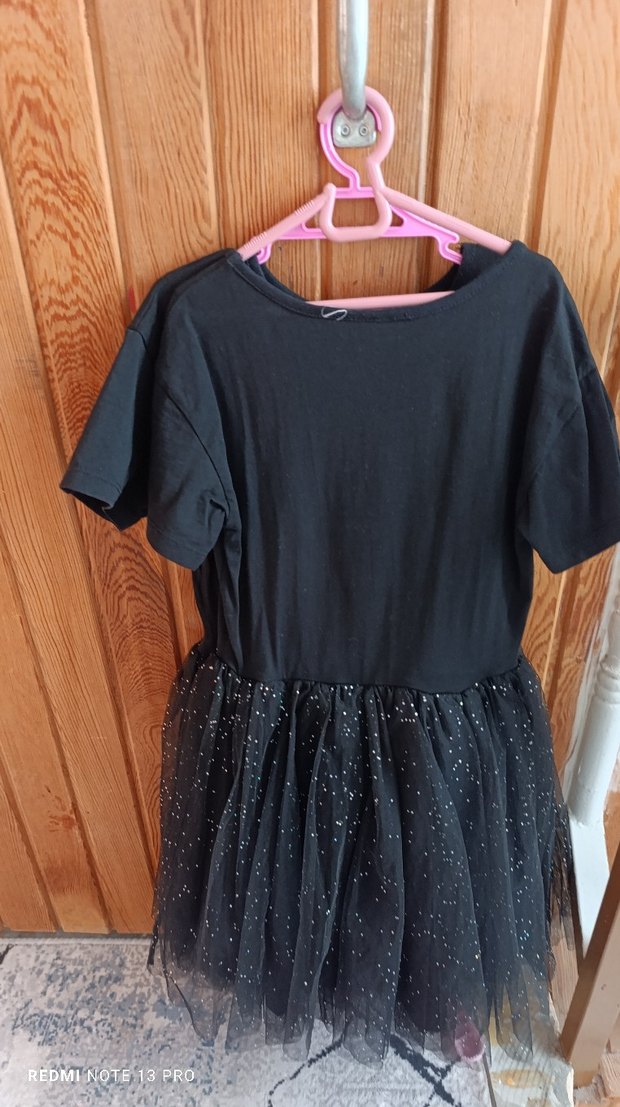 Lcw Çocuk Siyah Tül Elbise - Görsel 4