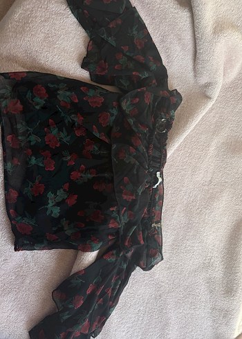 omzu açık bluz - Görsel 2