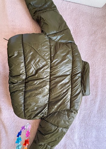 Haki şişme Mont - Görsel 2