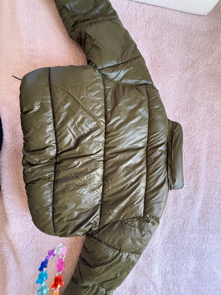 Haki şişme Mont - Görsel 2