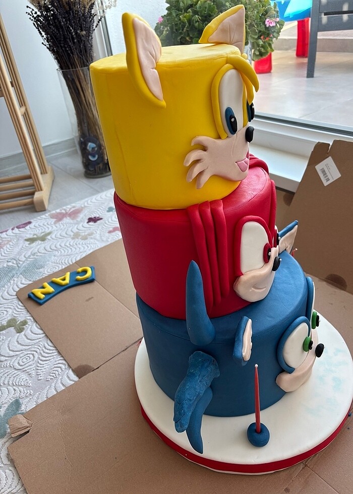 Sonic maket pasta 56 cm - Görsel 3