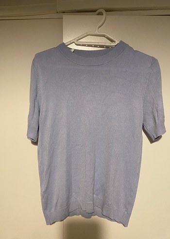 Bej Kısa Kollu Pamuklu Üst - Görsel 7