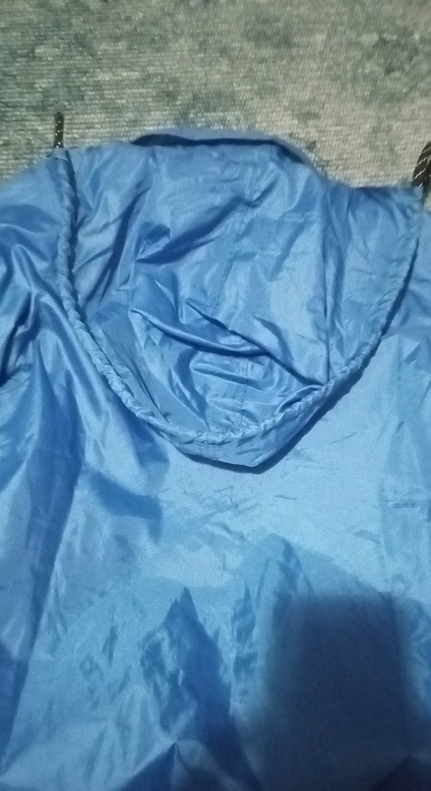 Erkek  çocuk Mavi Rahat Kesim Fermuarlı Yağmurluk - Görsel 4