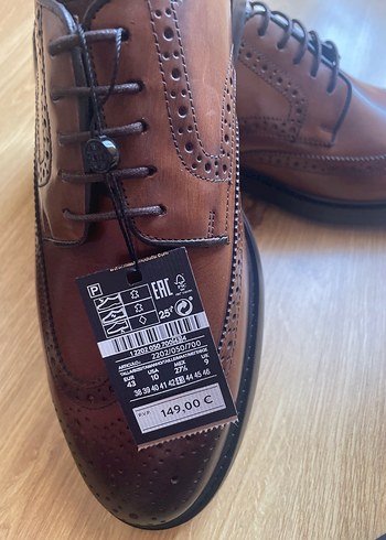 Kahverengi Deri Klasik Erkek Ayakkabı - Görsel 6