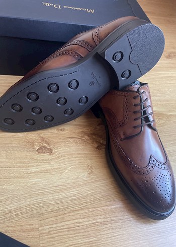 Kahverengi Deri Klasik Erkek Ayakkabı - Görsel 5