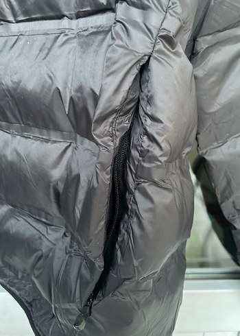 Fermuarlı Siyah Erkek Midi Mont - Görsel 4