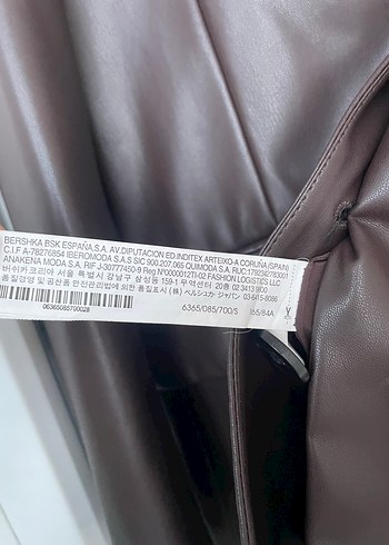 Düğmeli Kahverengi Deri Kadın Ceket - Görsel 3