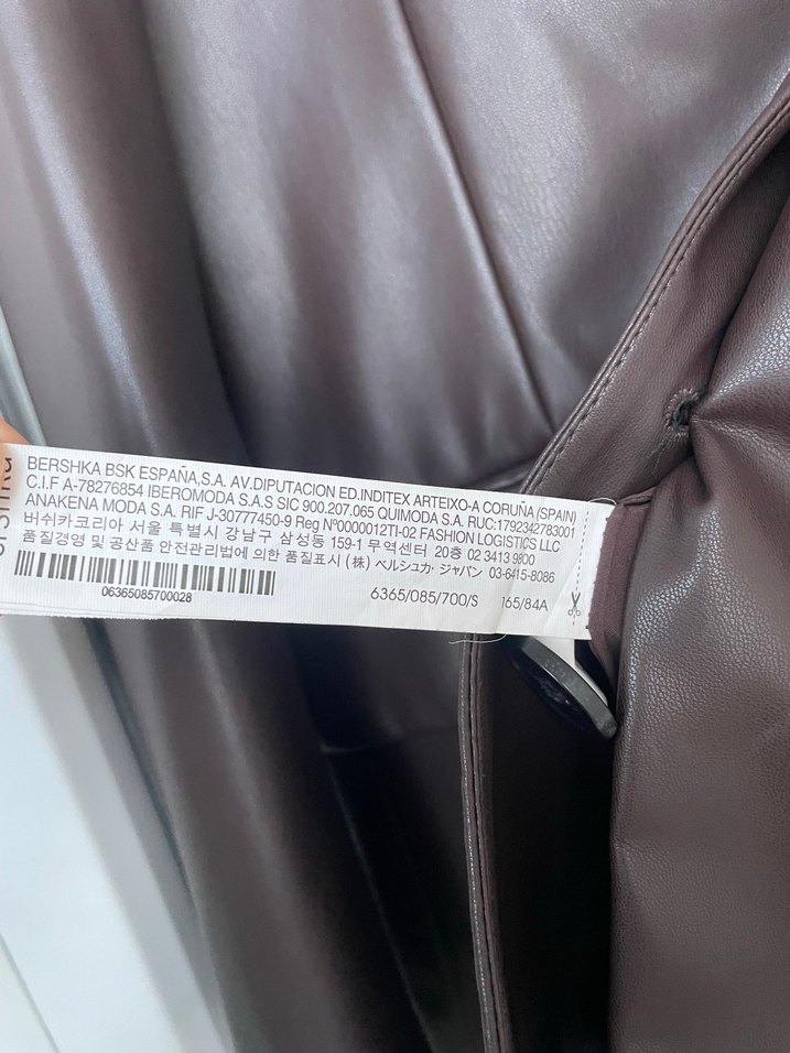 Düğmeli Kahverengi Deri Kadın Ceket - Görsel 3