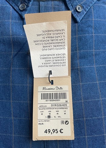 Massimo dutti erkek uzun kollu ekose Gömlek - Görsel 3