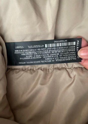 Pull and bear kışlık orjinal mont - Görsel 6