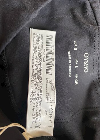 Oysho Siyah Kadın Spor  Kısa Tayt - Görsel 4