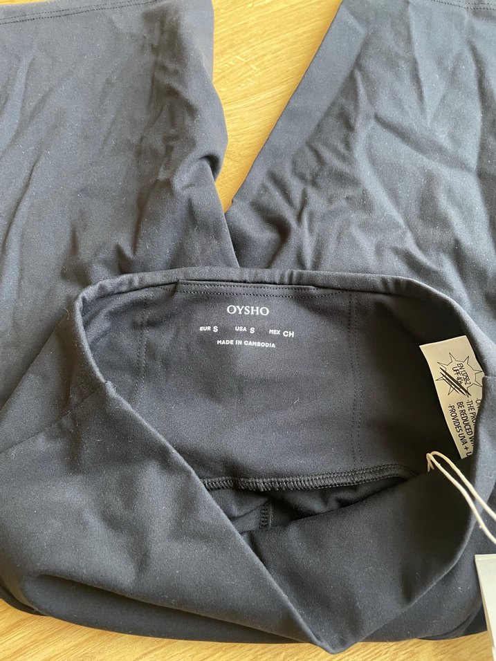 Oysho Siyah Kadın Spor  Kısa Tayt - Görsel 3