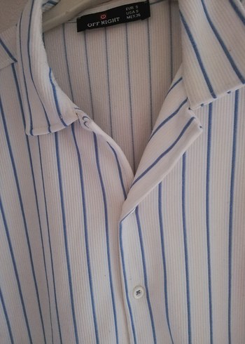 Düğmeli Kısa Kollu Erkek Gömlek - Görsel 3