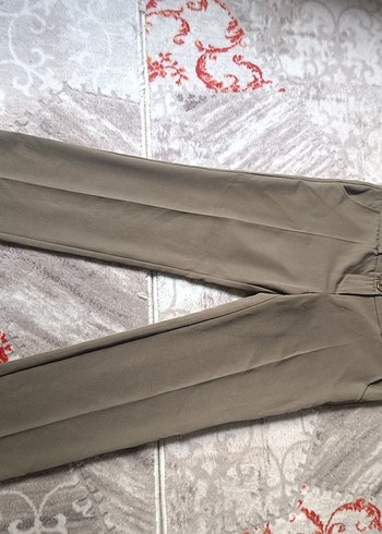 Bej Normal Boy Kadın Kumaş Pantolon - Görsel 2