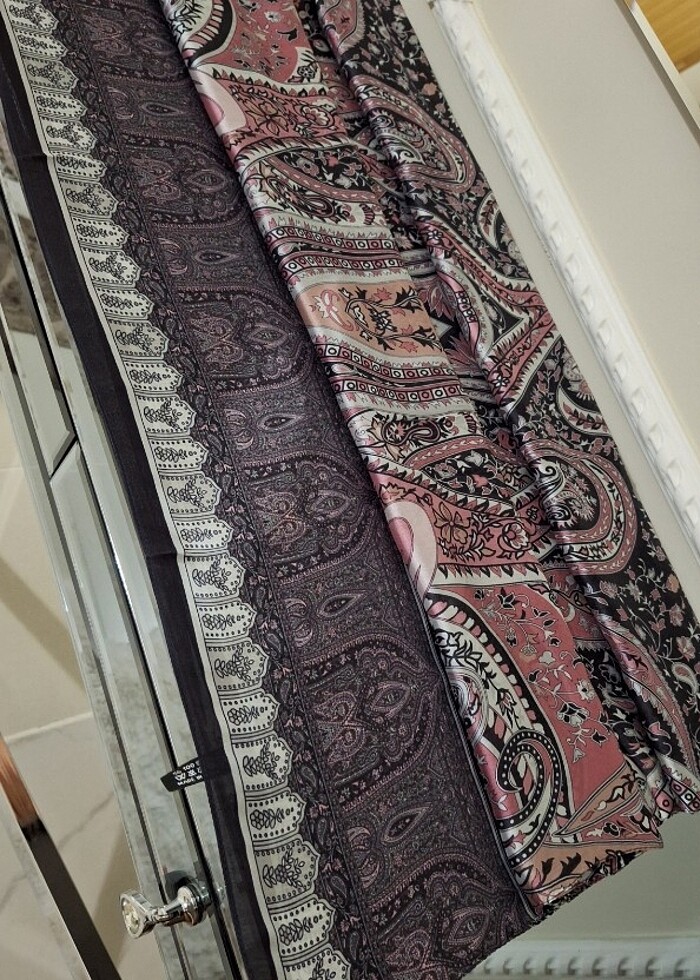 HİNT İPEK ETRO DESEN - Görsel 4