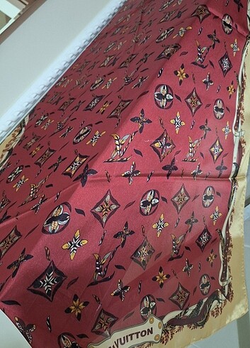 Louis Vuitton Lüks ithal ipek vual şal