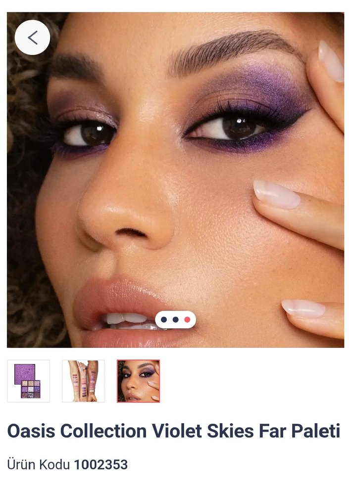 Oasis Collection Violet Skies Far Paleti Mor Tonlarda - Görsel 2