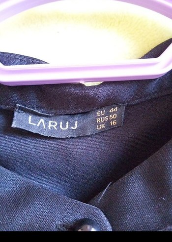 xl Beden Düğmeli Nakışlı Siyah Uzun Kadın Elbise