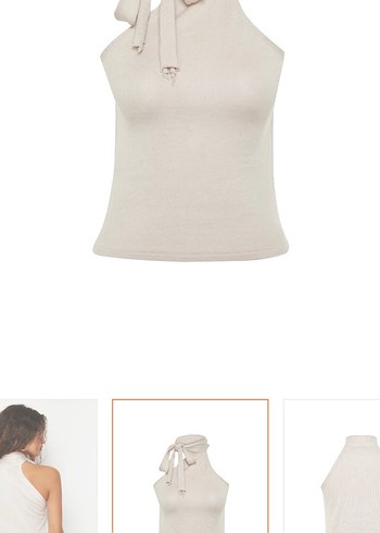 boyundan asimetrik baglamali bluz - Görsel 2