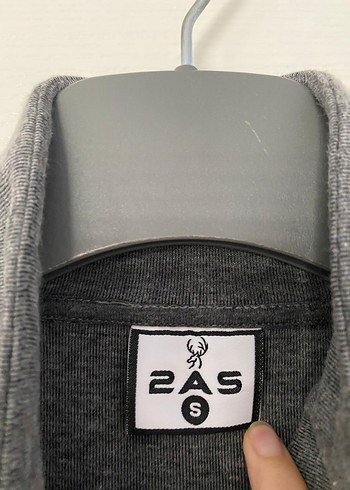 Sass&Bide Gri Fermuarlı Erkek Sweatshirt